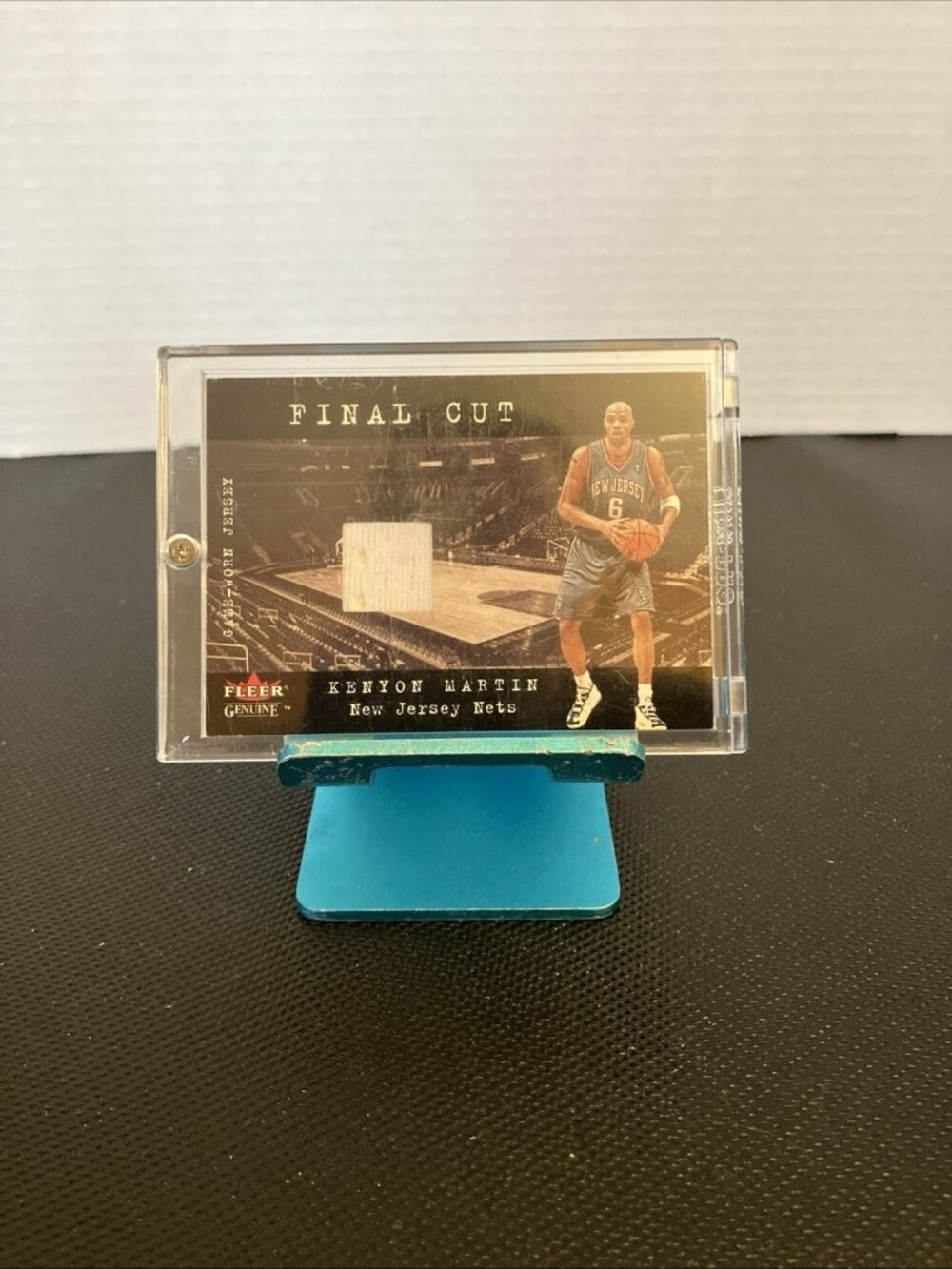Kenyon Martin 2001-02 Fleer Genuine Jersey Game Worn Patch Final Cut